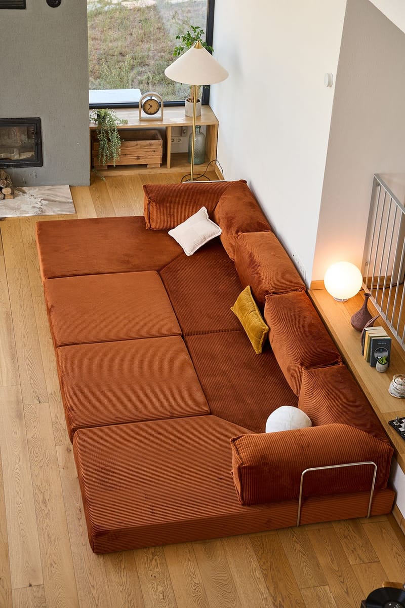 Jenor 4-sits Hörnbäddsoffa - Möbler - Soffa - Bäddsoffa - Hörnbäddsoffa