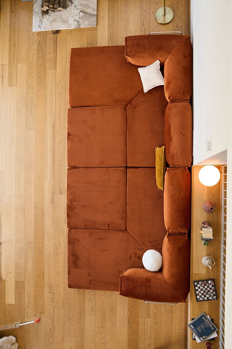 Jenor 4-sits Hörnbäddsoffa - Möbler - Soffa - Bäddsoffa - Hörnbäddsoffa