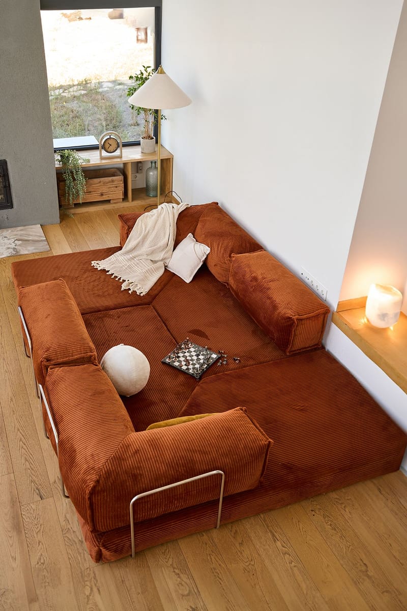 Jenor 4-sits Hörnbäddsoffa - Möbler - Soffa - Bäddsoffa - Hörnbäddsoffa