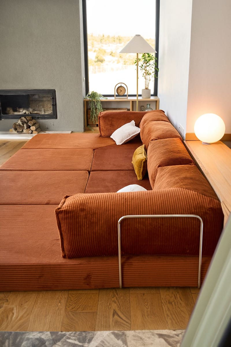 Jenor 4-sits Hörnbäddsoffa - Möbler - Soffa - Bäddsoffa - Hörnbäddsoffa