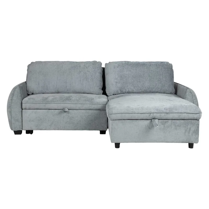 Hörnbäddsoffa Klevor - blågrön - Möbler - Soffa - Bäddsoffa