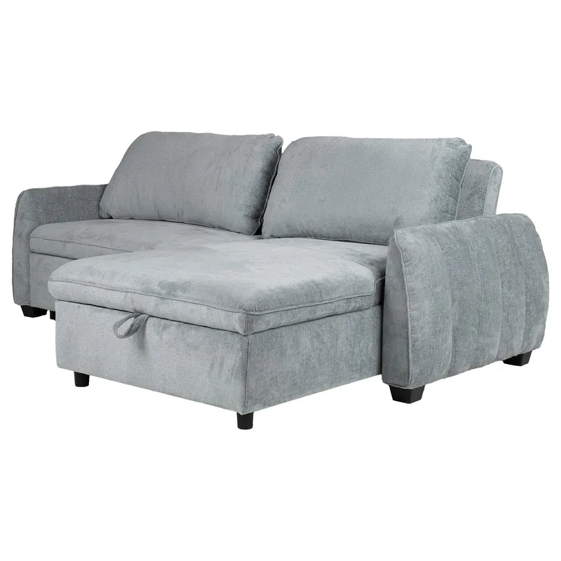 Hörnbäddsoffa Klevor - blågrön - Möbler - Soffa - Bäddsoffa