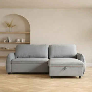 Hörnbäddsoffa Klevor - blågrön - Möbler - Soffa - Bäddsoffa