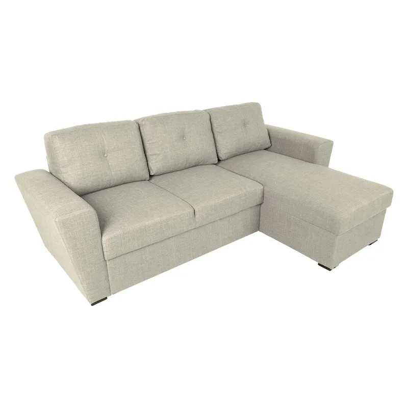 Hörnbäddsoffa Korsvik - Beige - Möbler - Soffa - Bäddsoffa