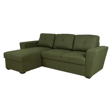Hörnbäddsoffa Korsvik - Grön - Möbler - Soffa - Bäddsoffa