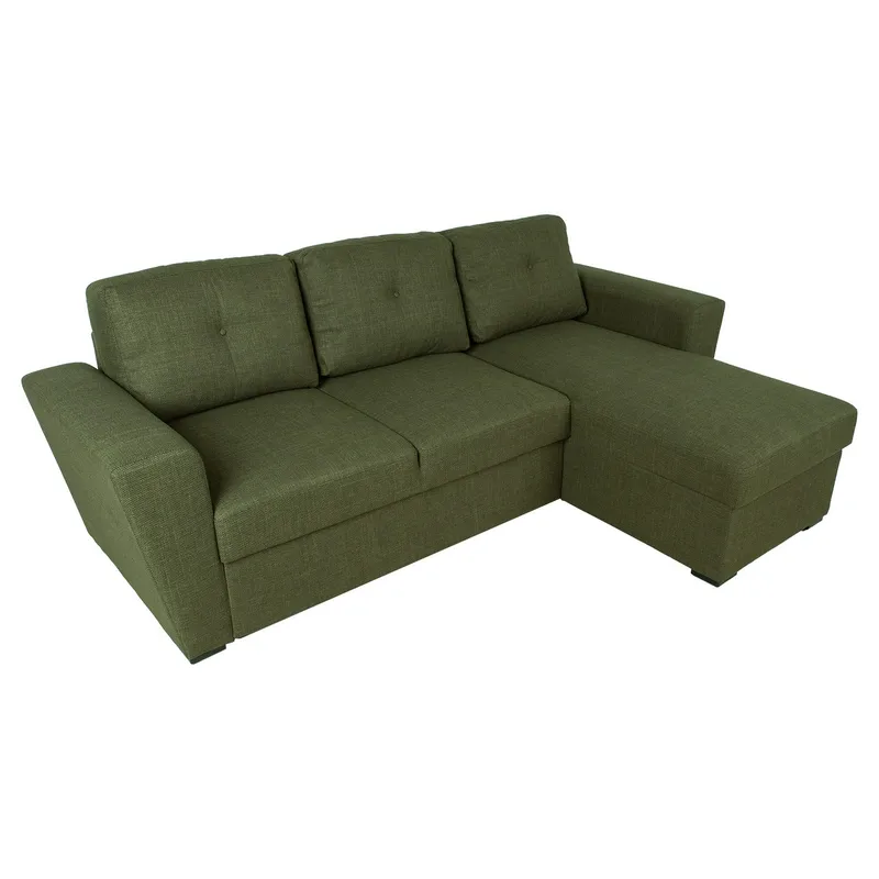 Hörnbäddsoffa Korsvik - Grön - Möbler - Soffa - Bäddsoffa