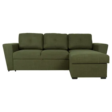 Hörnbäddsoffa Korsvik - Grön - Möbler - Soffa - Bäddsoffa