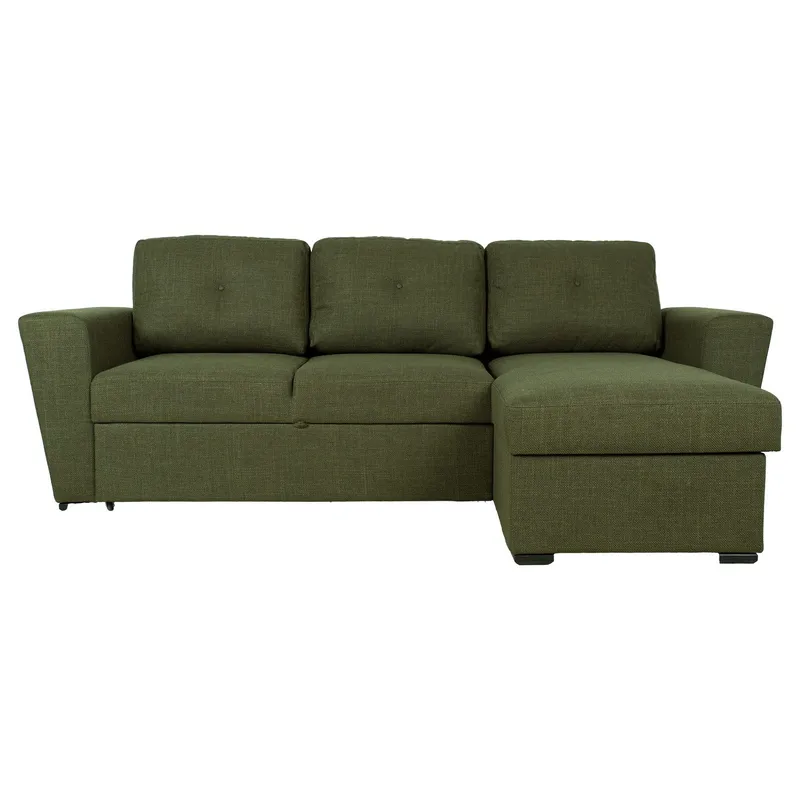 Hörnbäddsoffa Korsvik - Grön - Möbler - Soffa - Bäddsoffa