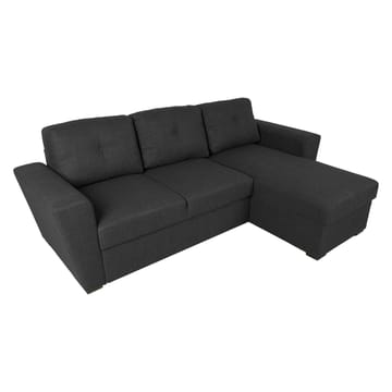 Hörnbäddsoffa Korsvik - Mörkgrå - Möbler - Soffa - Bäddsoffa