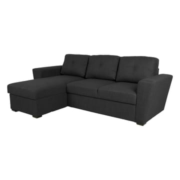 Hörnbäddsoffa Korsvik - Mörkgrå - Möbler - Soffa - Bäddsoffa