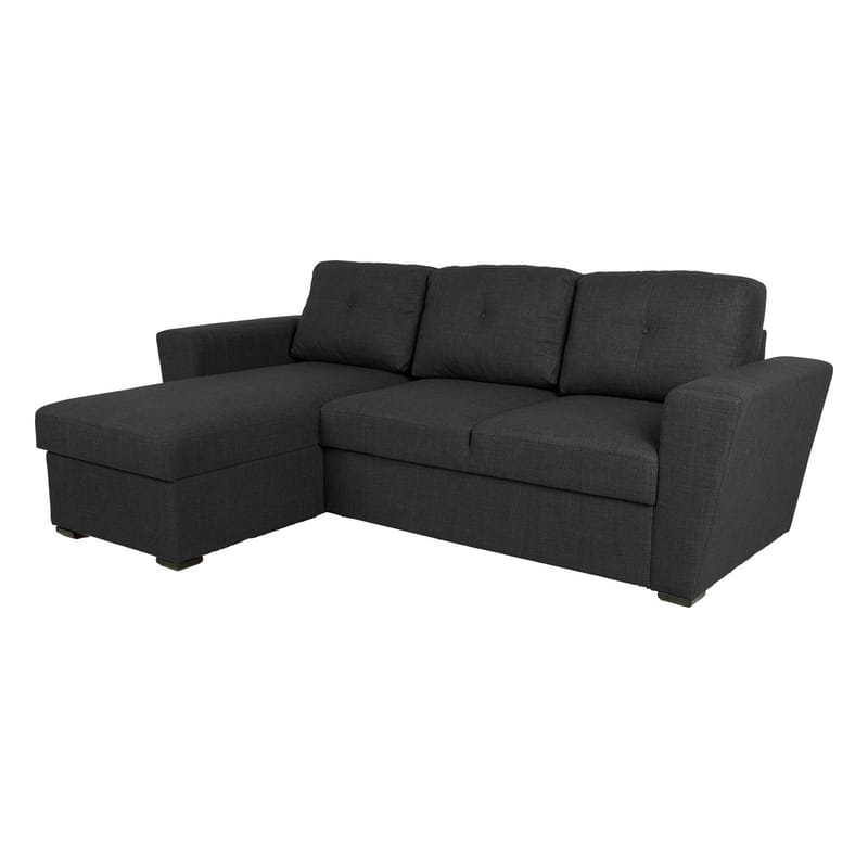 Hörnbäddsoffa Korsvik - Mörkgrå - Möbler - Soffa - Bäddsoffa