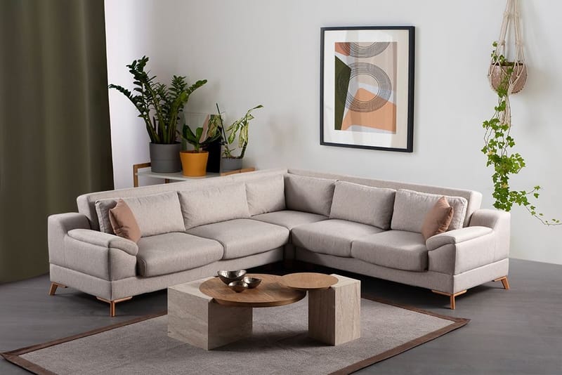 Lepinas 6-sits Hörnsoffa - Möbler - Soffa - Bäddsoffa - Hörnbäddsoffa