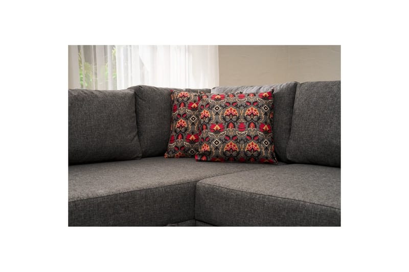 Hörnbäddsoffa Matlerdnburg Vänster Grå - Mörkgrå - Möbler - Soffa - Bäddsoffa