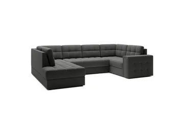 Sektionssoffa Eltap Blewett 299x198x82 cm - Sola 6, Mörkgrå, Vänster - Möbler - Soffa - Bäddsoffa - Hörnbäddsoffa