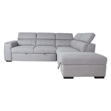 Hörnbäddsoffa Selmar Höger - Grå - Möbler - Soffa - Bäddsoffa