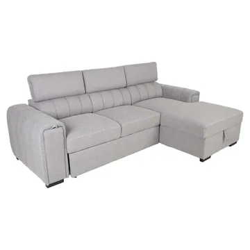 Hörnbäddsoffa Selmar Höger - Grå - Möbler - Soffa - Bäddsoffa