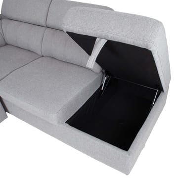 Hörnbäddsoffa Selmar Höger - Grå - Möbler - Soffa - Bäddsoffa