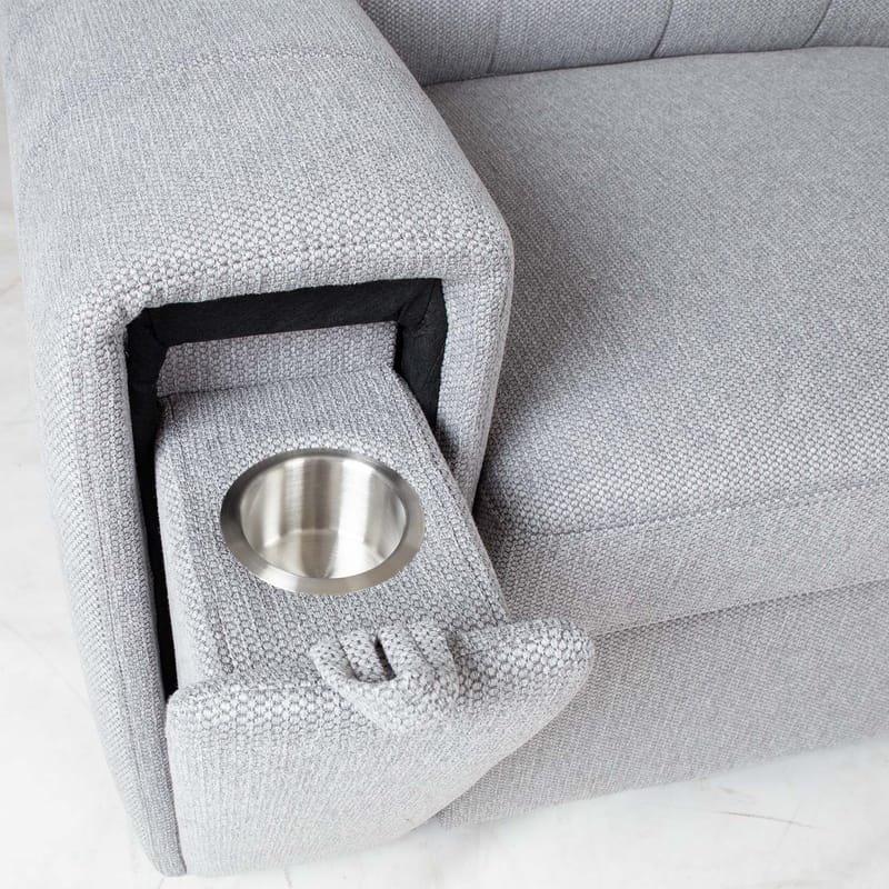 Hörnbäddsoffa Selmar Höger - Grå - Möbler - Soffa - Bäddsoffa