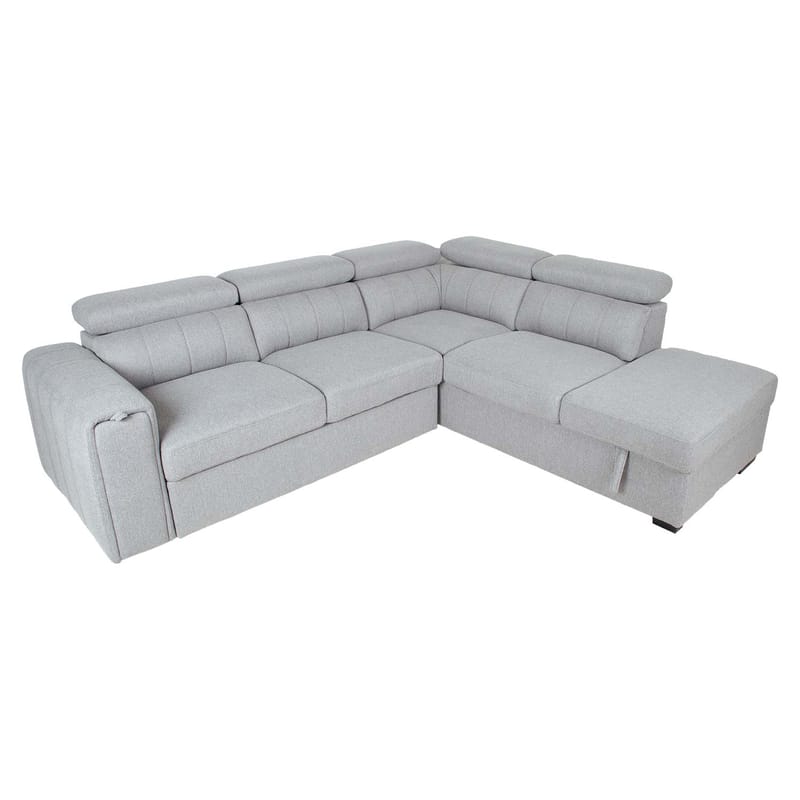 Hörnbäddsoffa Selmar Höger - Grå - Möbler - Soffa - Bäddsoffa