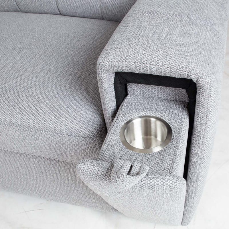 Hörnbäddsoffa Selmar Vänster - Grå - Möbler - Soffa - Bäddsoffa