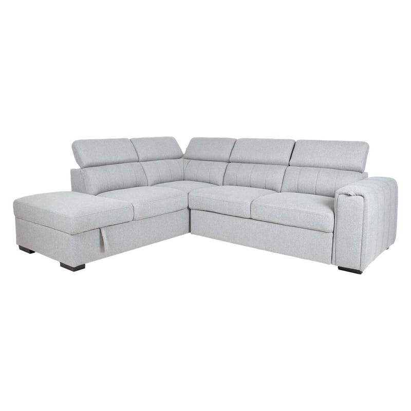 Hörnbäddsoffa Selmar Vänster - Grå - Möbler - Soffa - Bäddsoffa