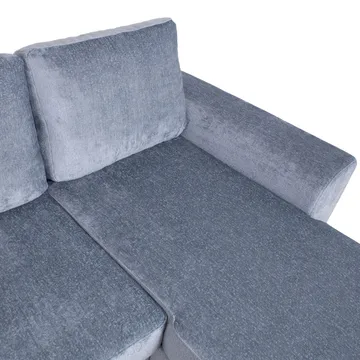 Hörnbäddsoffa Tjörnö - Blågrå - Möbler - Soffa - Bäddsoffa