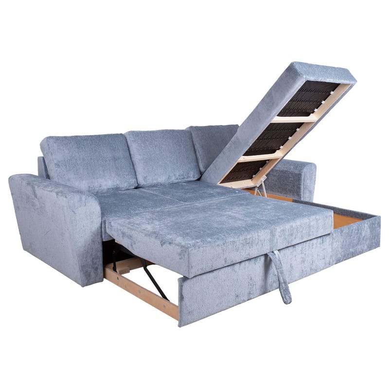 Hörnbäddsoffa Tjörnö - Blågrå - Möbler - Soffa - Bäddsoffa