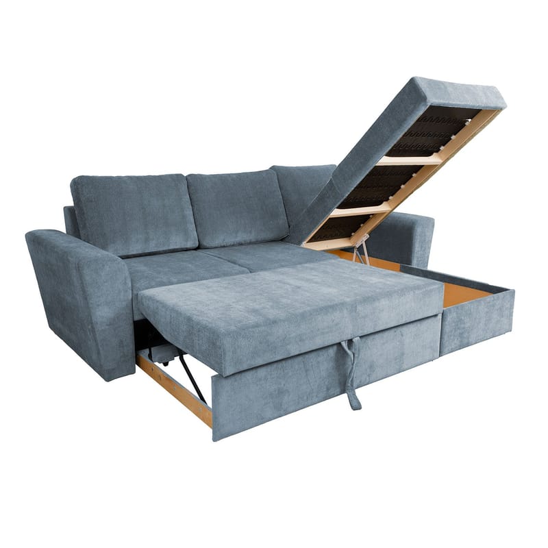 Hörnbäddsoffa Tjörnö - Grå - Möbler - Soffa - Bäddsoffa