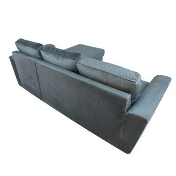 Hörnbäddsoffa Tjörnö - Grön sammet - Möbler - Soffa - Bäddsoffa
