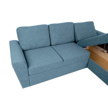 Hörnbäddsoffa Tjörnö - Ljusblå - Möbler - Soffa - Bäddsoffa