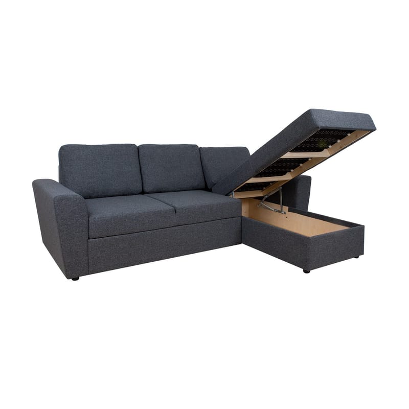 Hörnbäddsoffa Tjörnö - Mörkgrå - Möbler - Soffa - Bäddsoffa