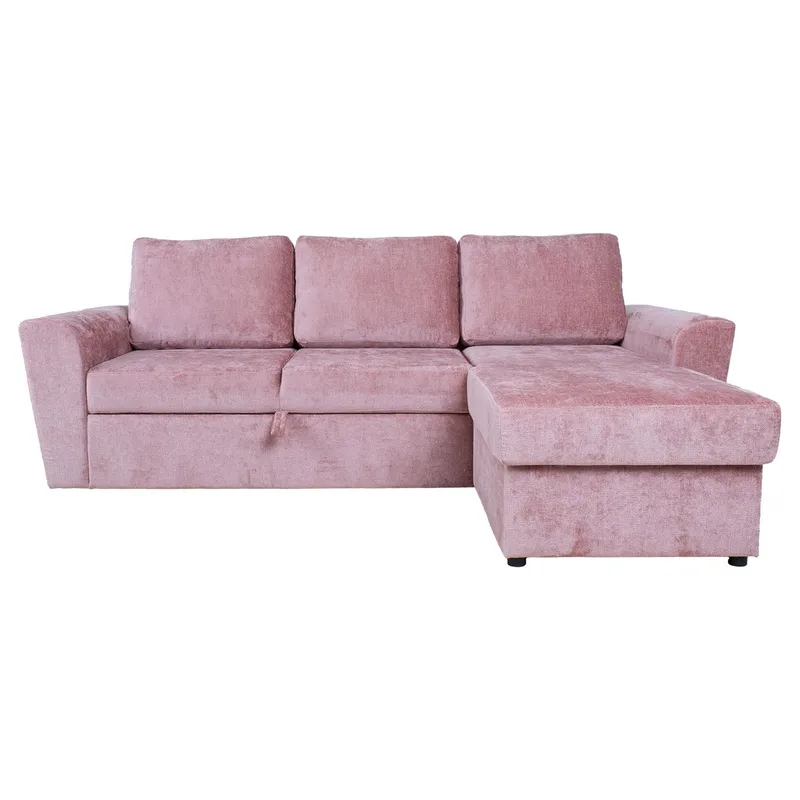 Hörnbäddsoffa Tjörnö - Rosa - Möbler - Soffa - Bäddsoffa