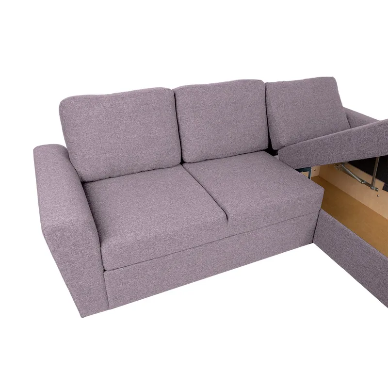 Hörnbäddsoffa Tjörnö - Vintage rosa - Möbler - Soffa - Bäddsoffa