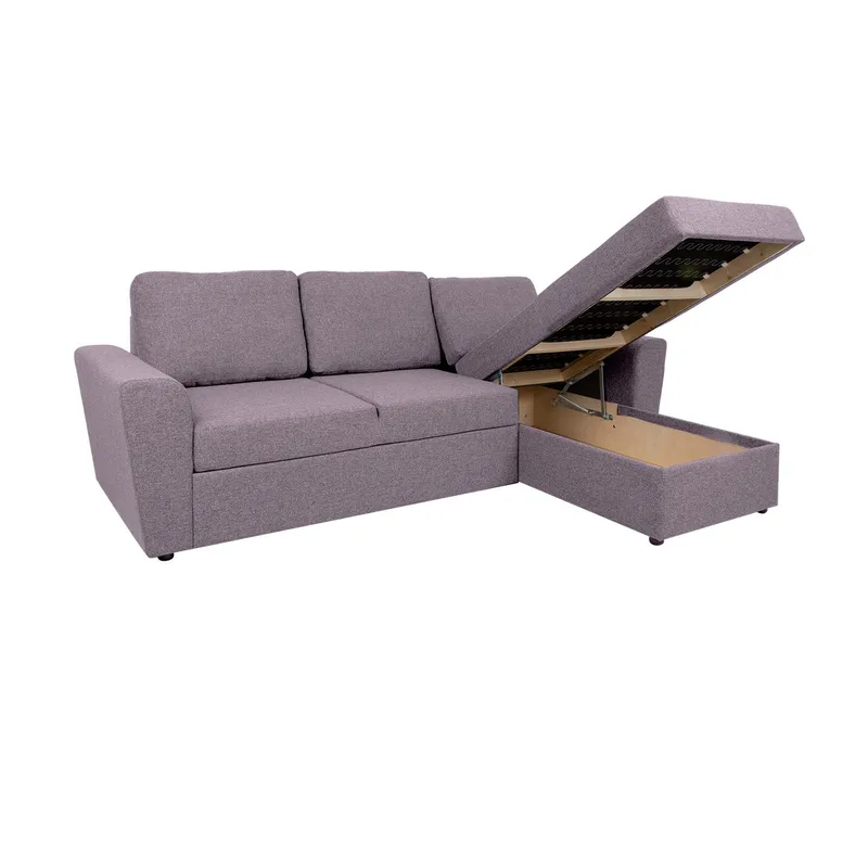 Hörnbäddsoffa Tjörnö - Vintage rosa - Möbler - Soffa - Bäddsoffa