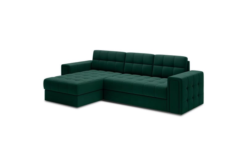 Hörnsoffa Eltap Blenvi 260x150x82 cm - Lukso 35, Grön - Möbler - Soffa - Bäddsoffa