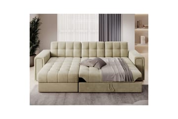 Hörnsoffa Eltap Blenvi 260x150x82 cm - Monolith 04, Beige - Möbler - Soffa - Bäddsoffa