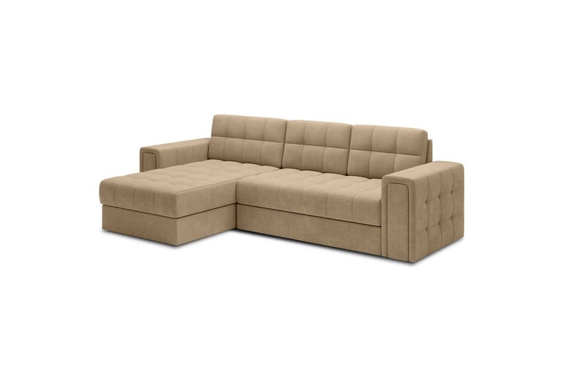 Hörnsoffa Eltap Blenvi 260x150x82 cm - Monolith 09, Beige - Möbler - Soffa - Bäddsoffa