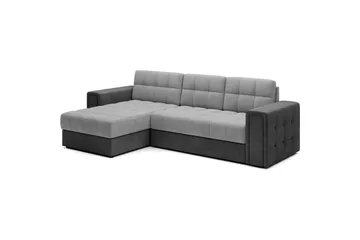 Hörnsoffa Eltap Blenvi 260x150x82 cm - Monolith 84,Monolith 97, Grå - Möbler - Soffa - Bäddsoffa
