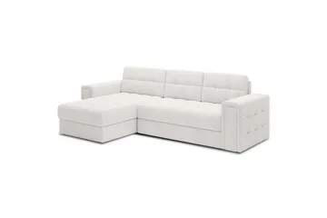 Hörnsoffa Eltap Blenvi 260x150x82 cm - Royal 01, Vit - Möbler - Soffa - Bäddsoffa