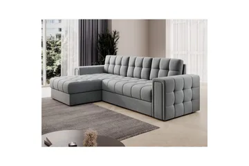 Hörnsoffa Eltap Blenvi 260x150x82 cm - Sola 04, Grå - Möbler - Soffa - Bäddsoffa