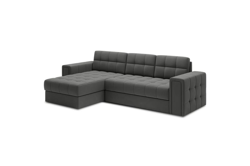 Hörnsoffa Eltap Blenvi 260x150x82 cm - Sola 06, Mörkgrå - Möbler - Soffa - Bäddsoffa
