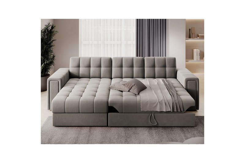 Hörnsoffa Eltap Blenvi 260x150x82 cm - Sola 18, Beige - Möbler - Soffa - Bäddsoffa