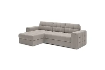 Hörnsoffa Eltap Blenvi 260x150x82 cm - Sola 18, Beige - Möbler - Soffa - Bäddsoffa