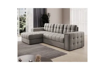 Hörnsoffa Eltap Blenvi 260x150x82 cm - Sola 18, Beige - Möbler - Soffa - Bäddsoffa