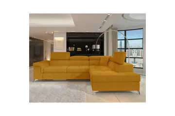 Hörnsoffa Eltap Eridano 275x202x88 cm - Omega 68, Gul, Höger - Möbler - Soffa - Bäddsoffa