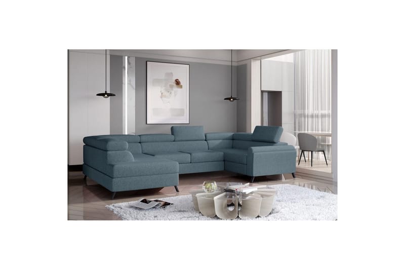 Hörnsoffa Eltap Escada 336x200x92 cm - Grande 75, Grön, Vänster - Möbler - Soffa - Bäddsoffa