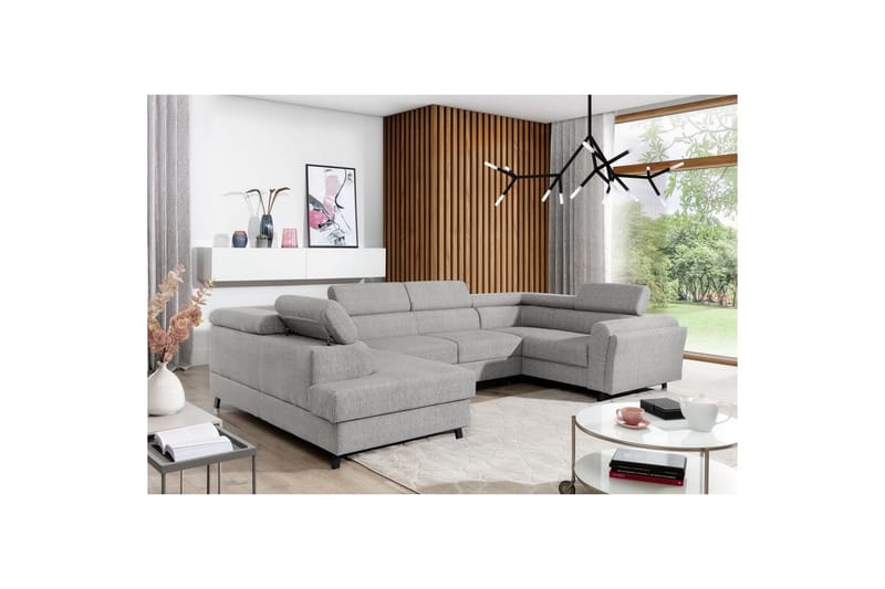 Hörnsoffa Eltap Escada 336x200x92 cm - Palacio 06, Vänster - Möbler - Soffa - Bäddsoffa