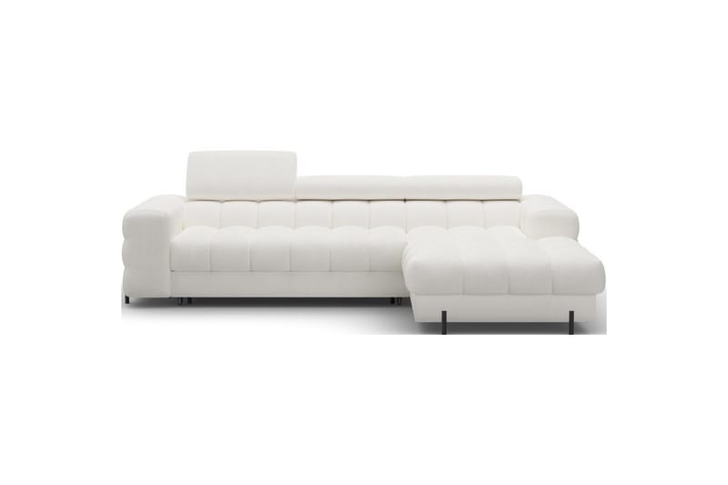 Hörnsoffa Eltap Felro 285x181x93 cm - Amore 01, Vit, Höger - Möbler - Soffa - Bäddsoffa