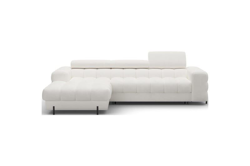 Hörnsoffa Eltap Felro 285x181x93 cm - Amore 01, Vit, Vänster - Möbler - Soffa - Bäddsoffa