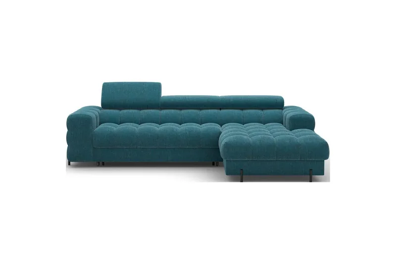 Hörnsoffa Eltap Felro 285x181x93 cm - Amore 40, Blå, Höger - Möbler - Soffa - Bäddsoffa